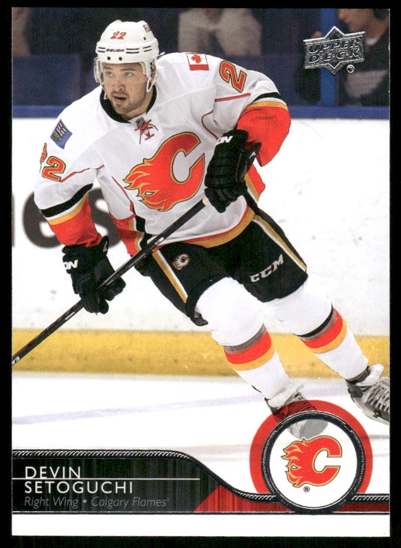 2014-15 Upper Deck #280 Devin Setoguchi Calgary Flames hockey card