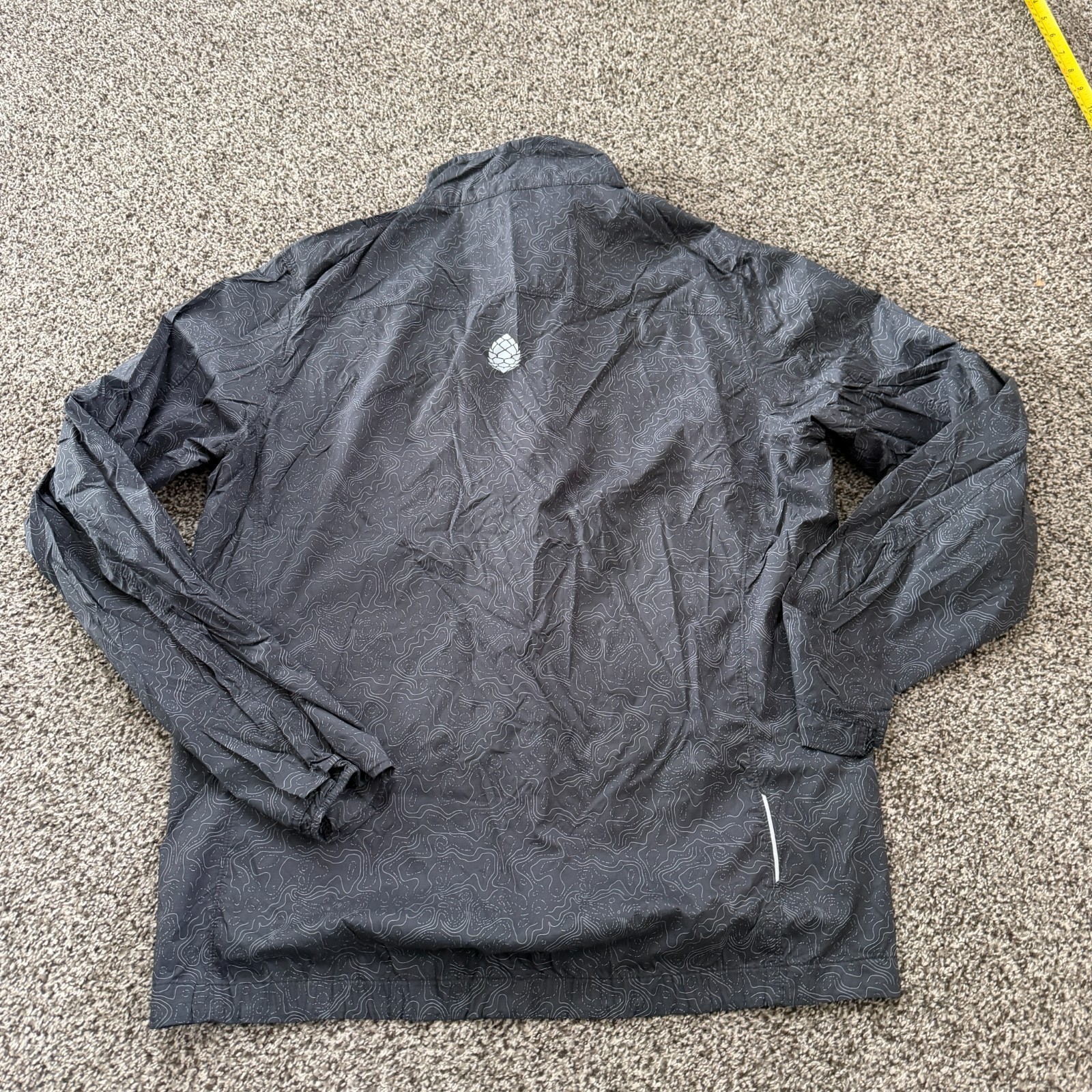 STIO Second Light Windshell Pullover Gray Topogra… - image 8