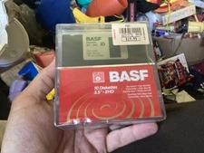 BASF 2HD 10 Floppy Diskettes 3.5 inch *New* in Original Packaging!