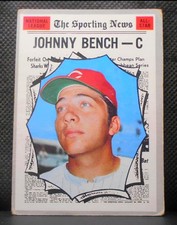 1970 Topps - All-Star Johnny Bench #464 - The Sporting News