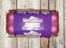 Hatchimals Alive Rainbow Splash Egg Carton 5 Eggs 10 Accessories NEW