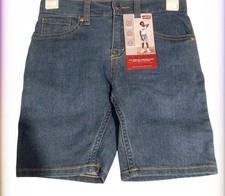 Levi's Youth Size 8 Reg Blue Denim Slim Short NWT