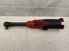 Snap On CTRQ717 Red 1/4” Hex 14.4v Microlithium Cordless Long Neck Ratchet