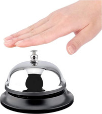 Table Tischglocke,Rezeptionsklingel Edelstahl Chrom Schelle Glocke Rezeptionskli