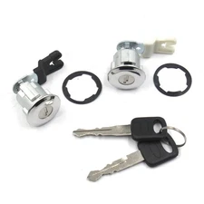 Door Lock Cylinder with Key Set Compatible with Ford E150 E250 E350 Econoline...