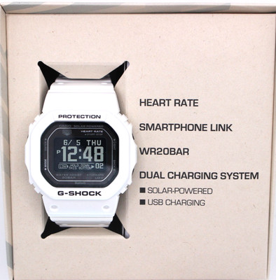 CASIO G-SHOCK G-SQUAD DW-H5600-7JR Schwarze Bluetooth-Herrenuhr,...