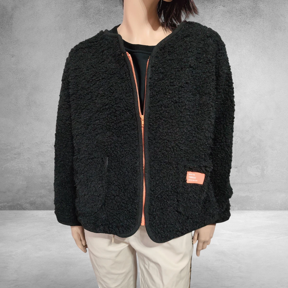Produktbild von Elsa Keith Damen Teddy Mantel Warme Plüschjacke Oversize