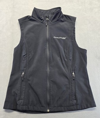 Central Market HEB Logo Black Womens Full Zip Vest Large Port Authority