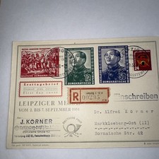 Klasse alter DDR Beleg Chinese Mao Satz / Mi. Nr . 293 FDC