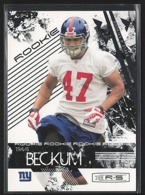 2009 Donruss Rookies & Stars #196 Travis Beckum #/999