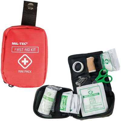 Mil-Tec First Aid Pack Mini Erste Hilfe Set Camping Outdoor Verbandszeug klein