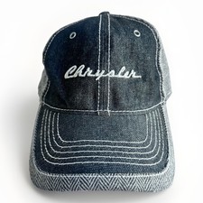Chrysler Embroidered Logo Unisex Gray and Bla...