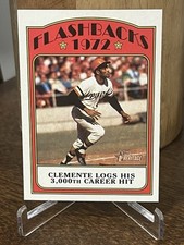 2021 Topps Heritage Baseball Flashbacks Roberto 1972 Clemente #BFB-RCL HOF