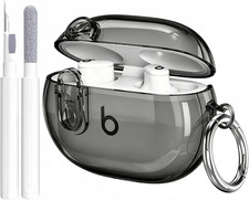 Beats Studio Buds/Studio Buds plus Case Cover Clear 2021/2023 Men Lock Clip W...