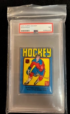 1979-80 Topps HOCKEY Unopened Wax Pack PSA 7 Rare! - Wayne Gretzky Rookie?