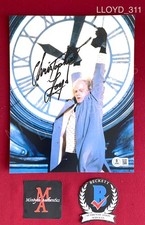 Christopher Lloyd Back to the Future autographed signed 8x10 photo Beckett COA
