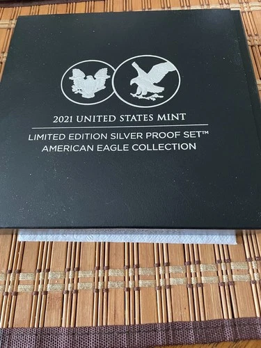 2021 s type 1 &2 silver eagles limited edition proof set eagle collection