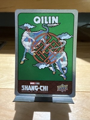 2022 Upper Deck Shang-Chi Qilin GREEN Spectromatic Sticker SS-19