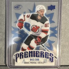 2024-25 Upper Deck ICE - Ice Premieres Daniil Misyul #185 Blue /399 (RC)