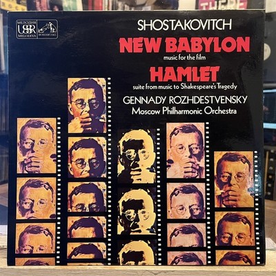 [OST]~EXC LP~HAMLET~NEW BABYLON~Original Soundtrack~[1977]~SHOSTAKOVICH~UK IMPOR