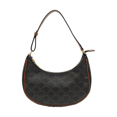 CELINE AVA Handbags Leather Brown Free Shipping | Duties Paid