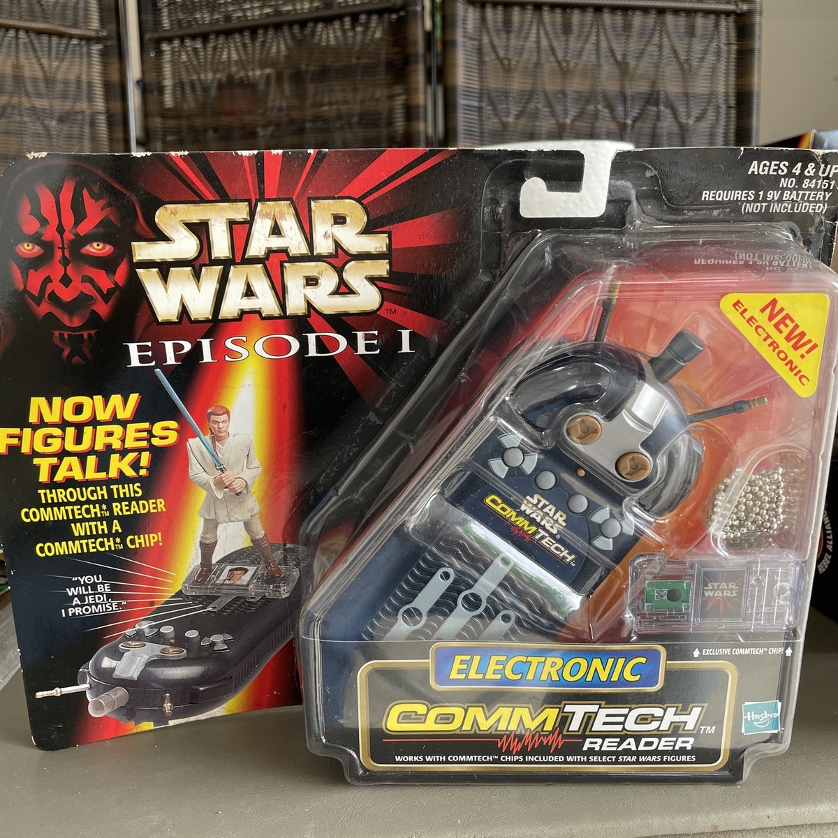 スターウォーズ エピソード1 フィギュアセットCommtech Reader付き