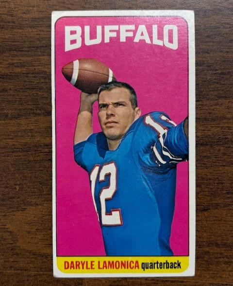 1965 Topps Football Daryle Lamonica #36 SP VG Buffalo Bills