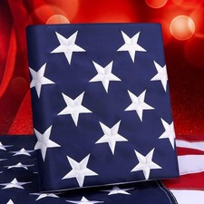US American Flag 3x5 Quality Made USA Flag Embroidered United States Flag
