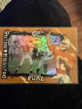1998 Presspass Peyton Manning Rare Feilds  Of Fury Rookie Card  FF1/9