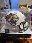 Travis Hunter Signed Jacksonville Jags Lunar Eclipse Mini Helmet Beckett COA