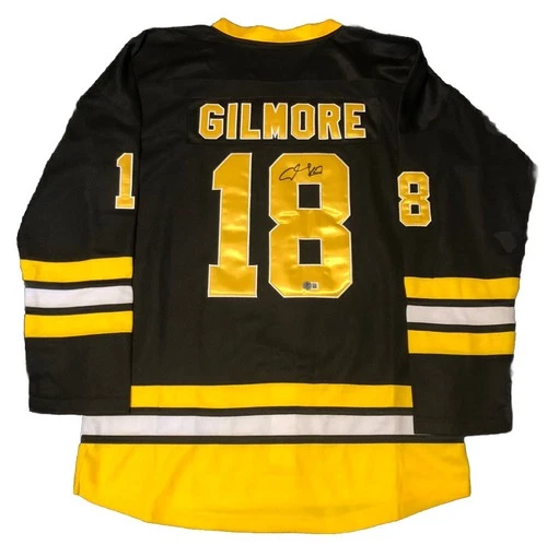 Adam Sandler Autographed Happy Gilmore Boston Bruins Hockey Jersey Beckett COA