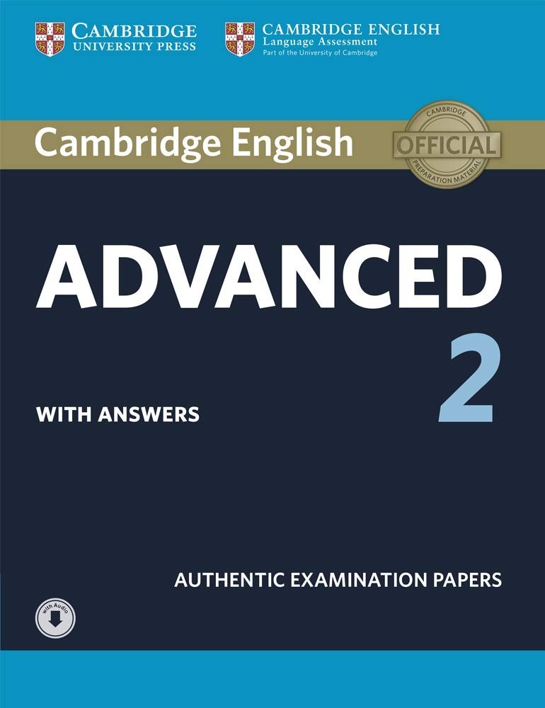 Cambridge ENGLISH ADVANCED CAE 2 EXAM PAPERS +Answers & Audio 9781316504499 @NEW