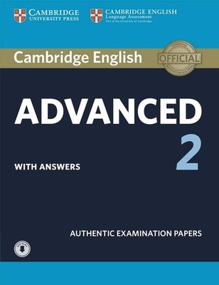 Cambridge ENGLISH ADVANCED CAE 2 EXAM PAPERS +Answers & Audio 9781316504499 @NEW