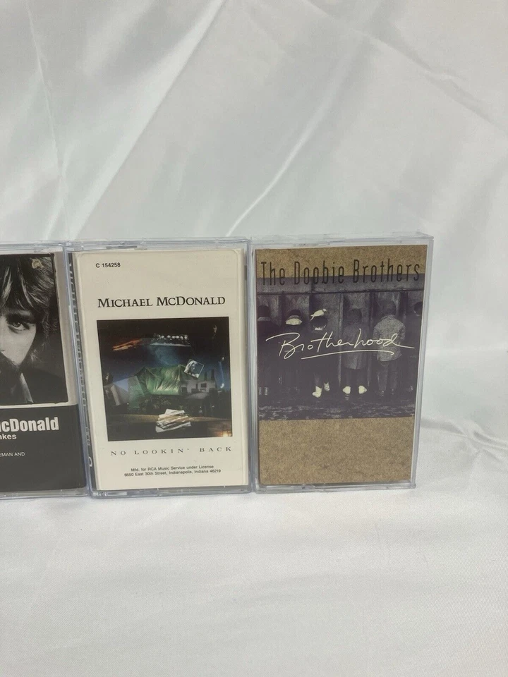DOOBIE BROTHERS Cassette Tape Lot x6 MICHAEL McDONALD Best Of Step Closer Cycles Foto 4 de 4