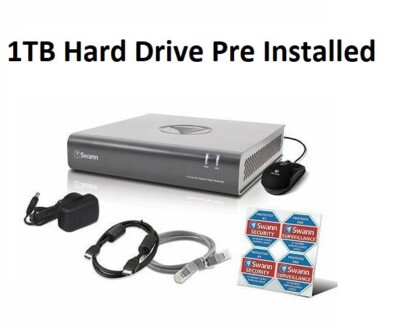 Swann スワン 4ch 1TB HDDレコーダー カメラ4台セット 防犯カメラ 50Hz