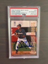 1994 Classic Best Gold #83 Autograph Derek Jeter HOF PSA/DNA CERT AUTO 10