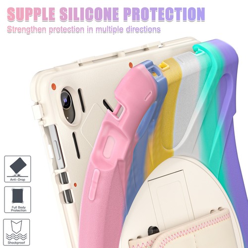 One Button Retract Stand Case Cover for Samsung Tab S10 FE+ 13.1" X620 X626B - Picture 80 of 108