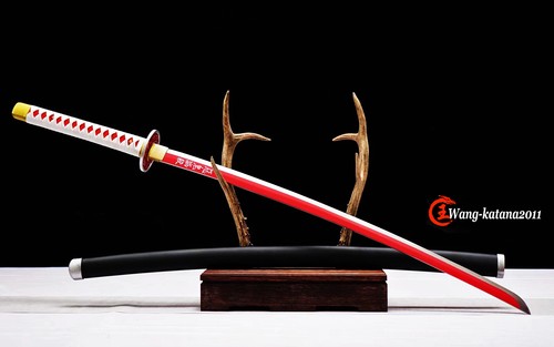 Demon Slayer 鬼滅之刃 Tsuyuri Kanao 1060 Steel Katana Japanese Samurai Anime Sword - Picture 8 of 10