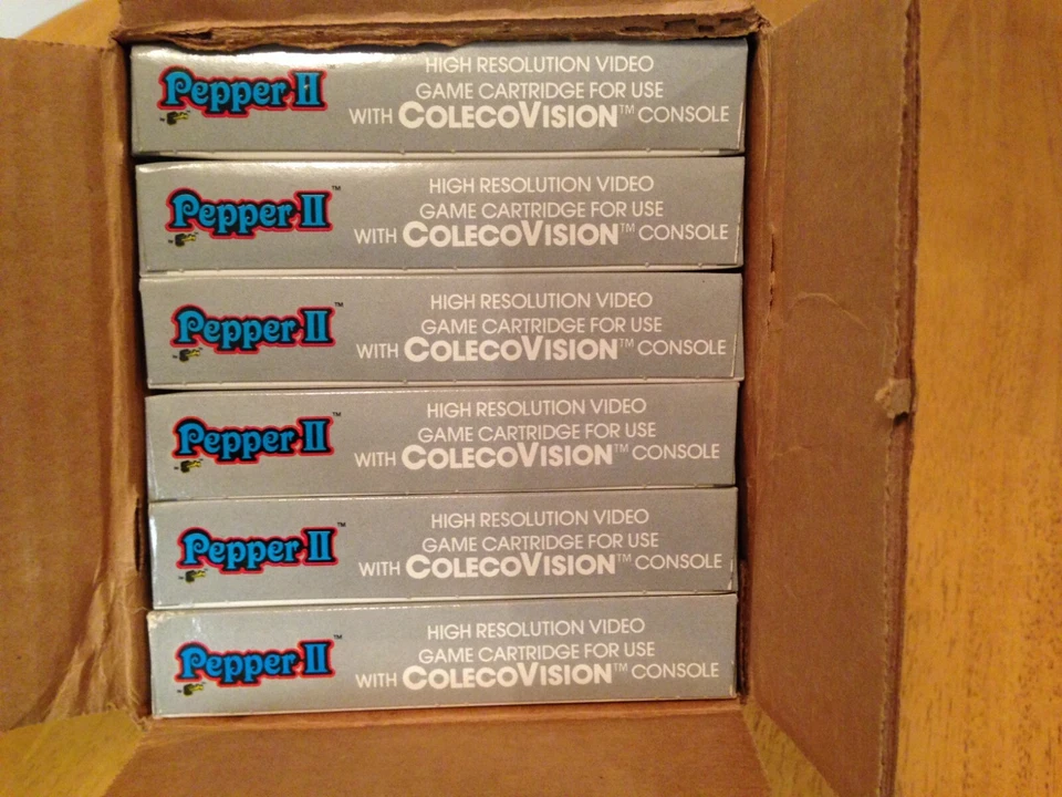 PEPPER II  - COLECOVISION Video Game System NEW & SEALED !!  - Image 4 of 4