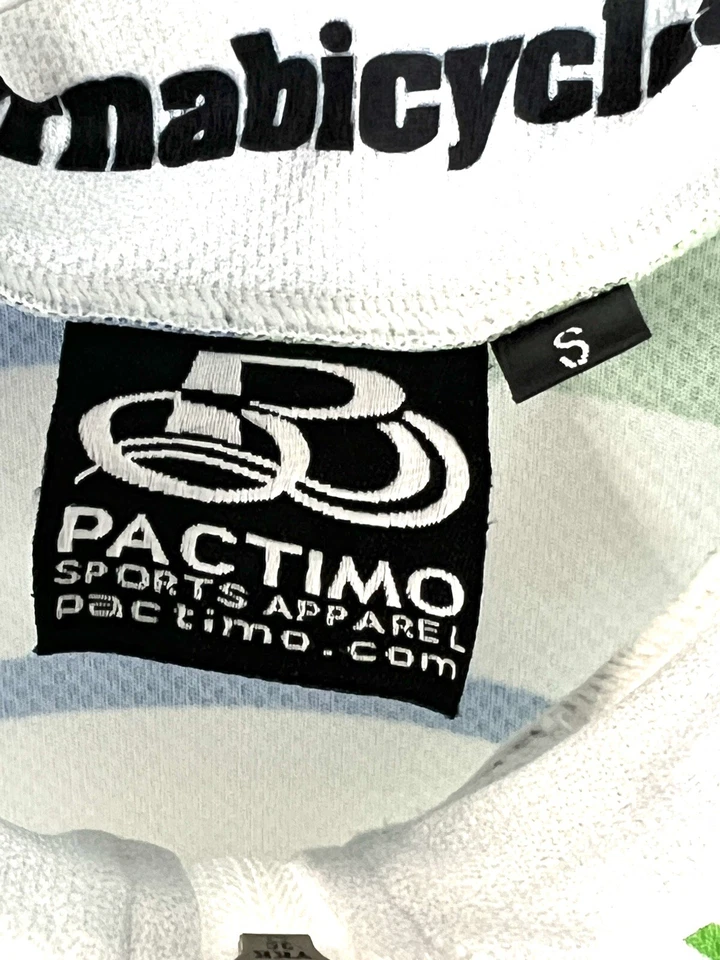 Camiseta deportiva de ciclismo Pactimo manga corta cremallera completa talla pequeña ~ usada en excelente estado Foto 3 de 4