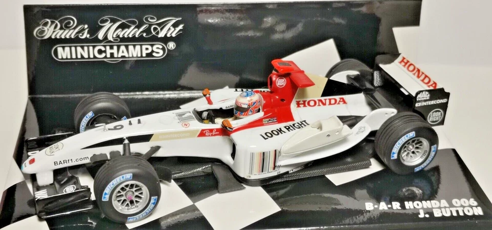 MINICHAMPS no SPARK B.A.R. Honda 006 Jenson Button 2004  scala 1/43 - Immagine 2 di 4