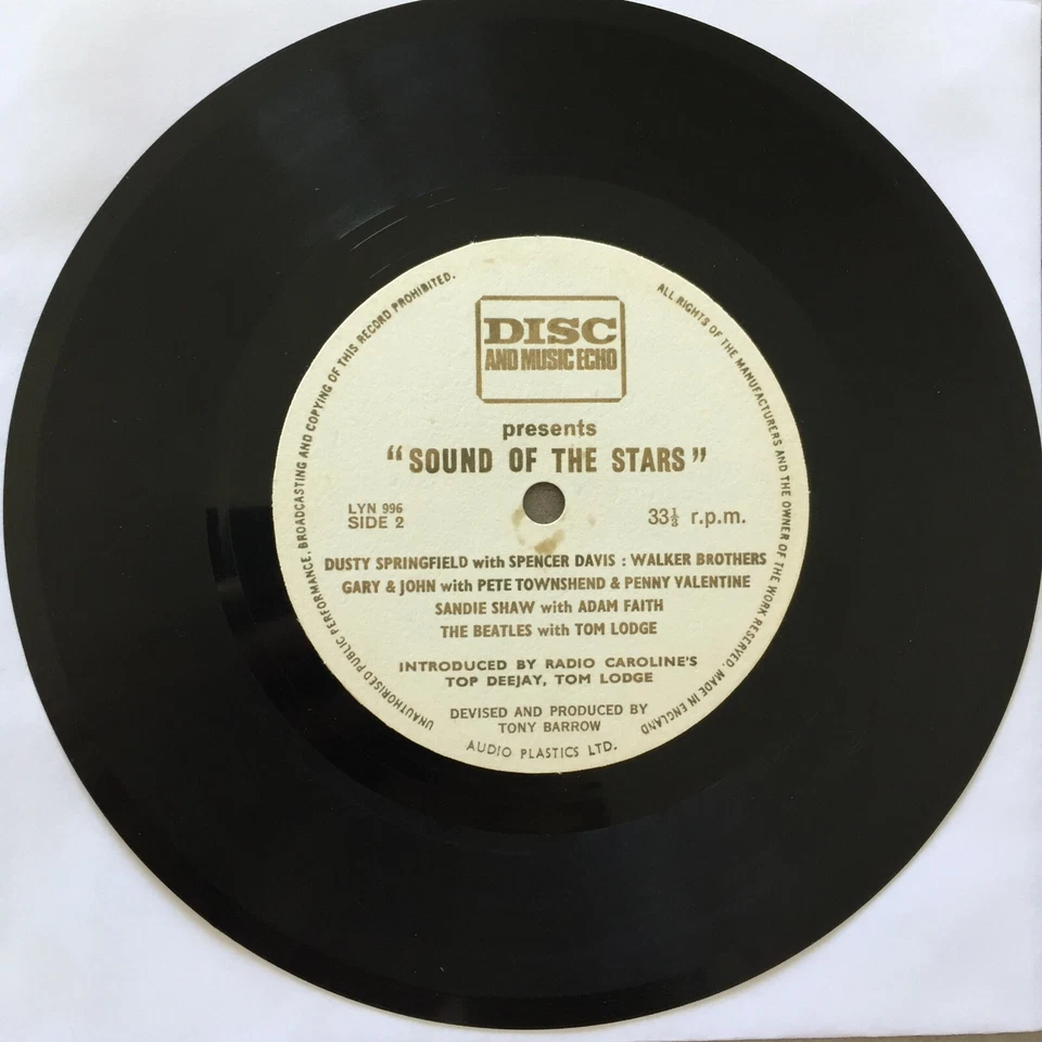 SOUND OF THE STARS - Interviews: V. A. (Disc and Music Echo / Flexidisc) - Bild 2 von 2