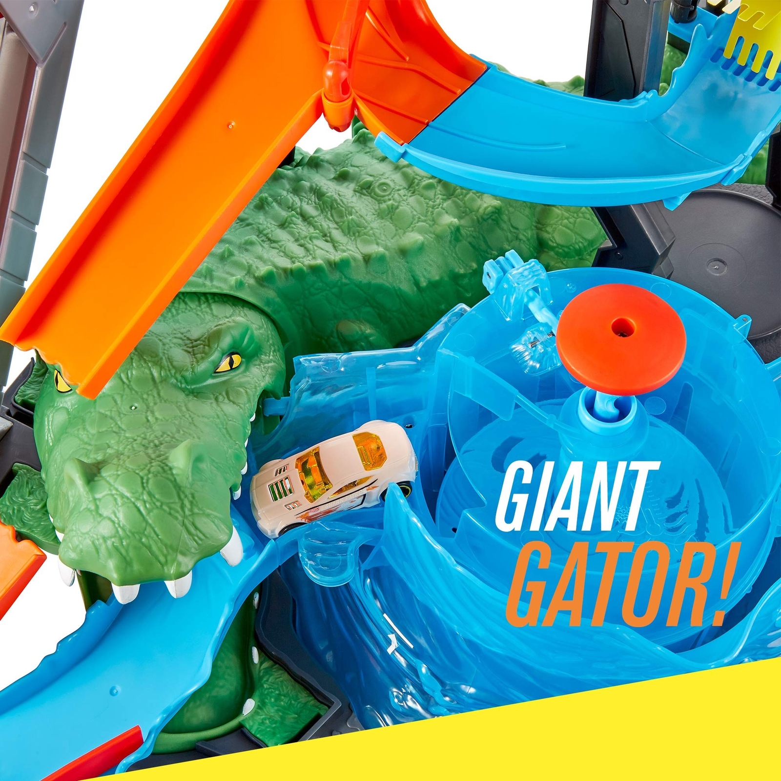 hot wheels car wash alligator