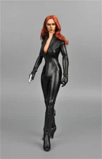 ZYTOYS 1/6 ZY15-2 Leather Jumpsuit Bodysuit Clothes For 12in Female PH TBL Body