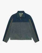 Denim Tears x Levi's cotton fleur de-lis denim track jaket - Size L - NEW!