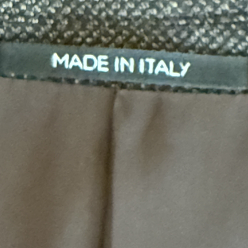 Vintage Armani Collezioni Blazer Herren 44 L Braun Wolle Strick Tweed Blazer Made Italy 90s - Bild 5 von 9