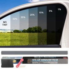 300CM Uncut Roll Window Tint Film 5/15/25/35% VLT 20" x 10ft Feet Car Home Glass