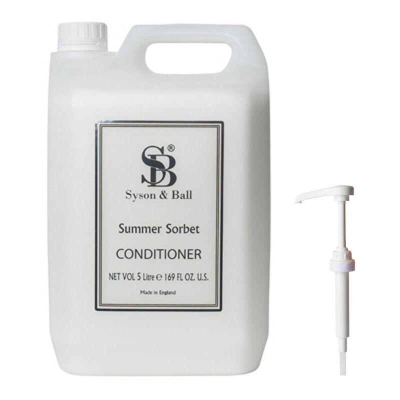 Conditioner Summer Sorbet Fragrance By Syson & Ball 5L Bottle with Pelican Pump