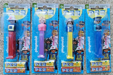 Lot 4 Distributeurs PEZ NEUFS Emballage Scellé Playmobil + bonbon pompier police