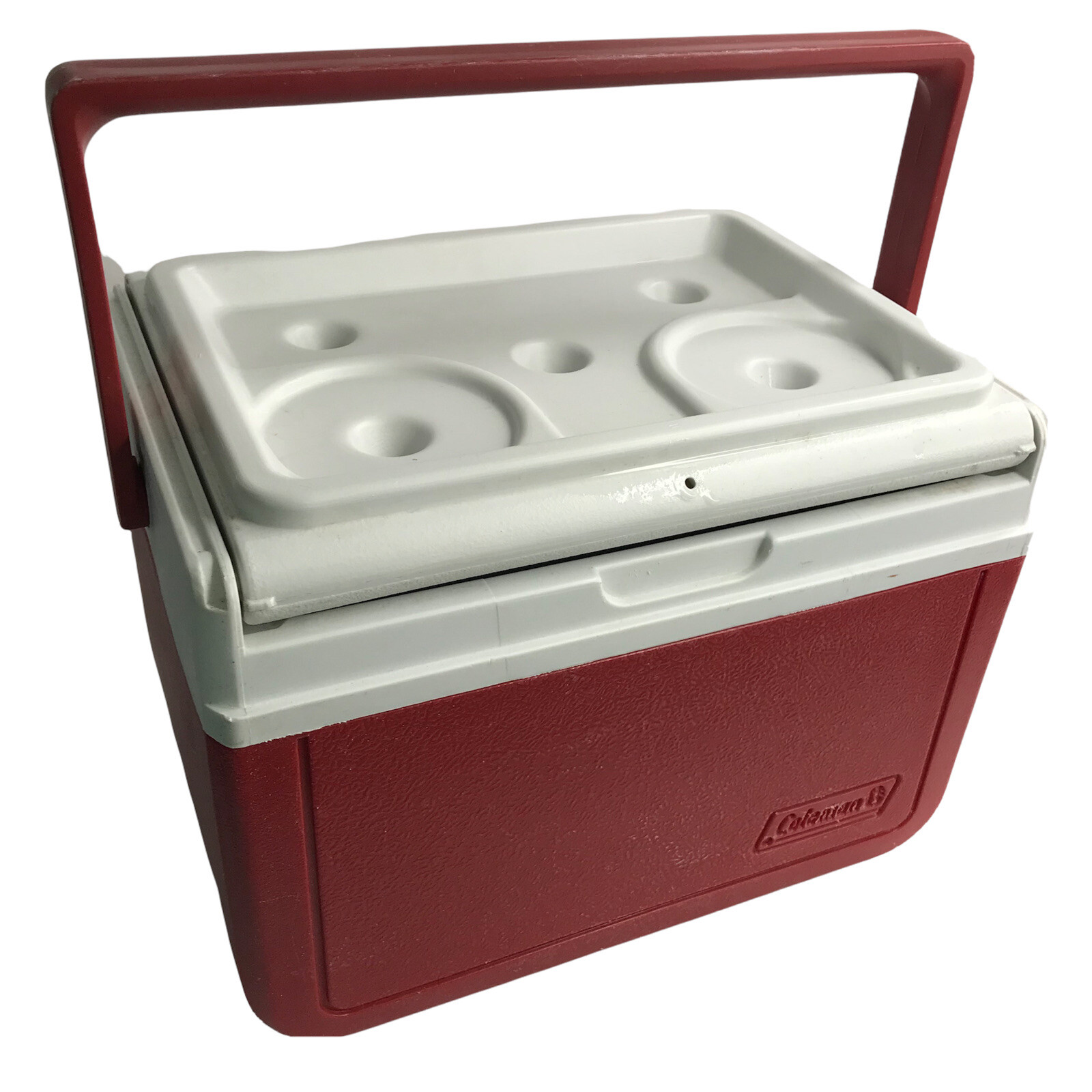 Lunchbox 5 Quart 6 Cans Red White Usa